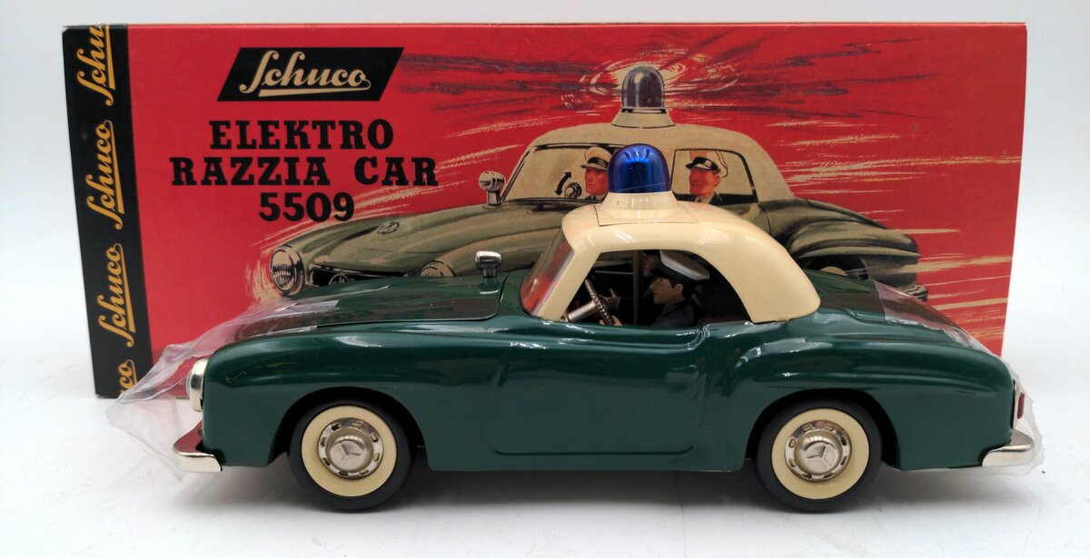 Schuco 00225 Elektro Razzia Car 5509 NIB
