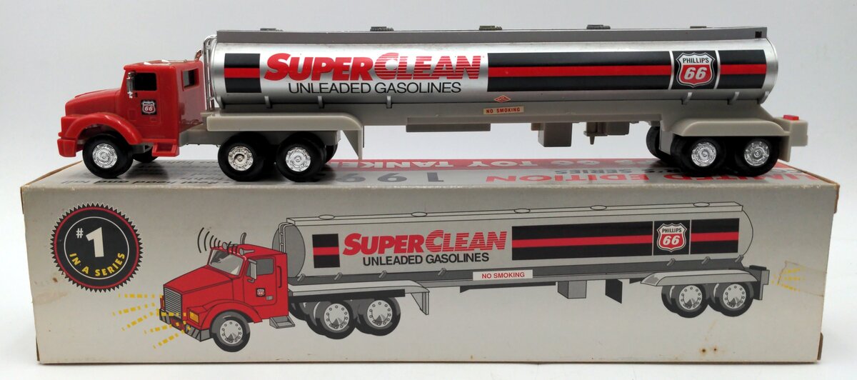 Phillips 1995 Super Clean 66 Toy Tanker VG/Box