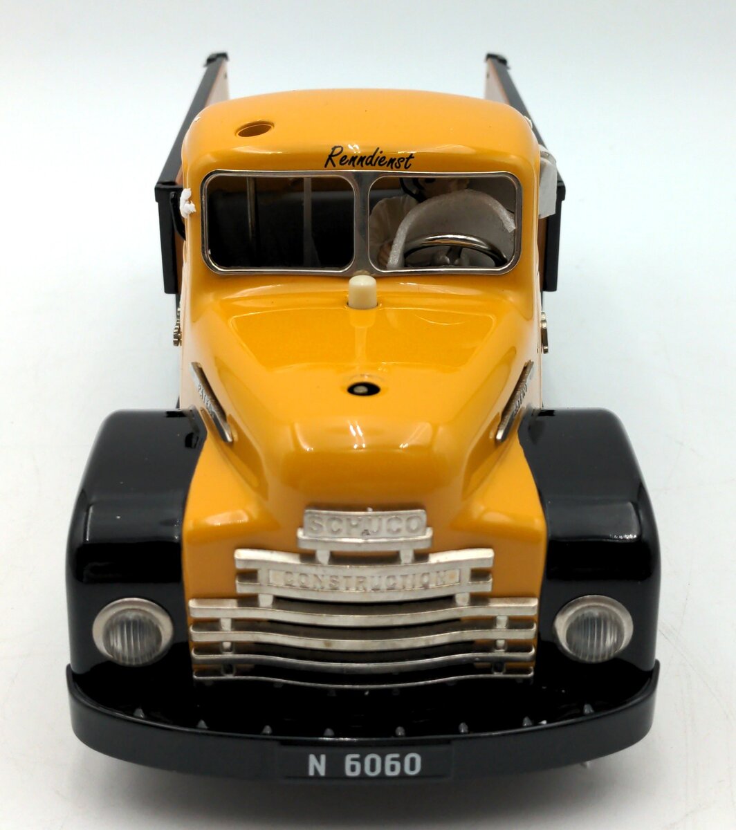 Schuco 00204 1:18 Scale Diecast Construction Pritschenwagen Renndienst NIB
