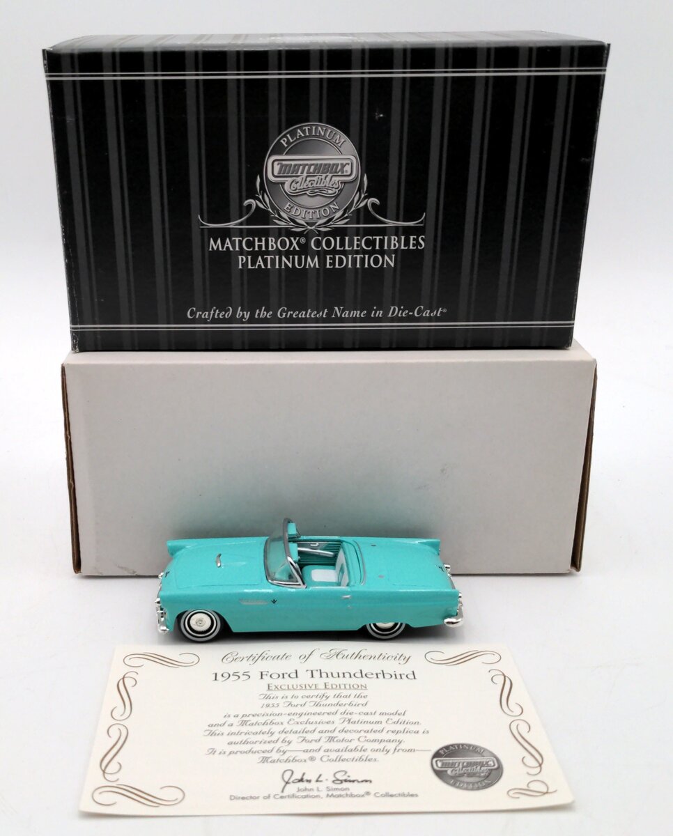 Matchbox 92542 1:43 Scale Diecast 1955 Ford Thunderbird NIB