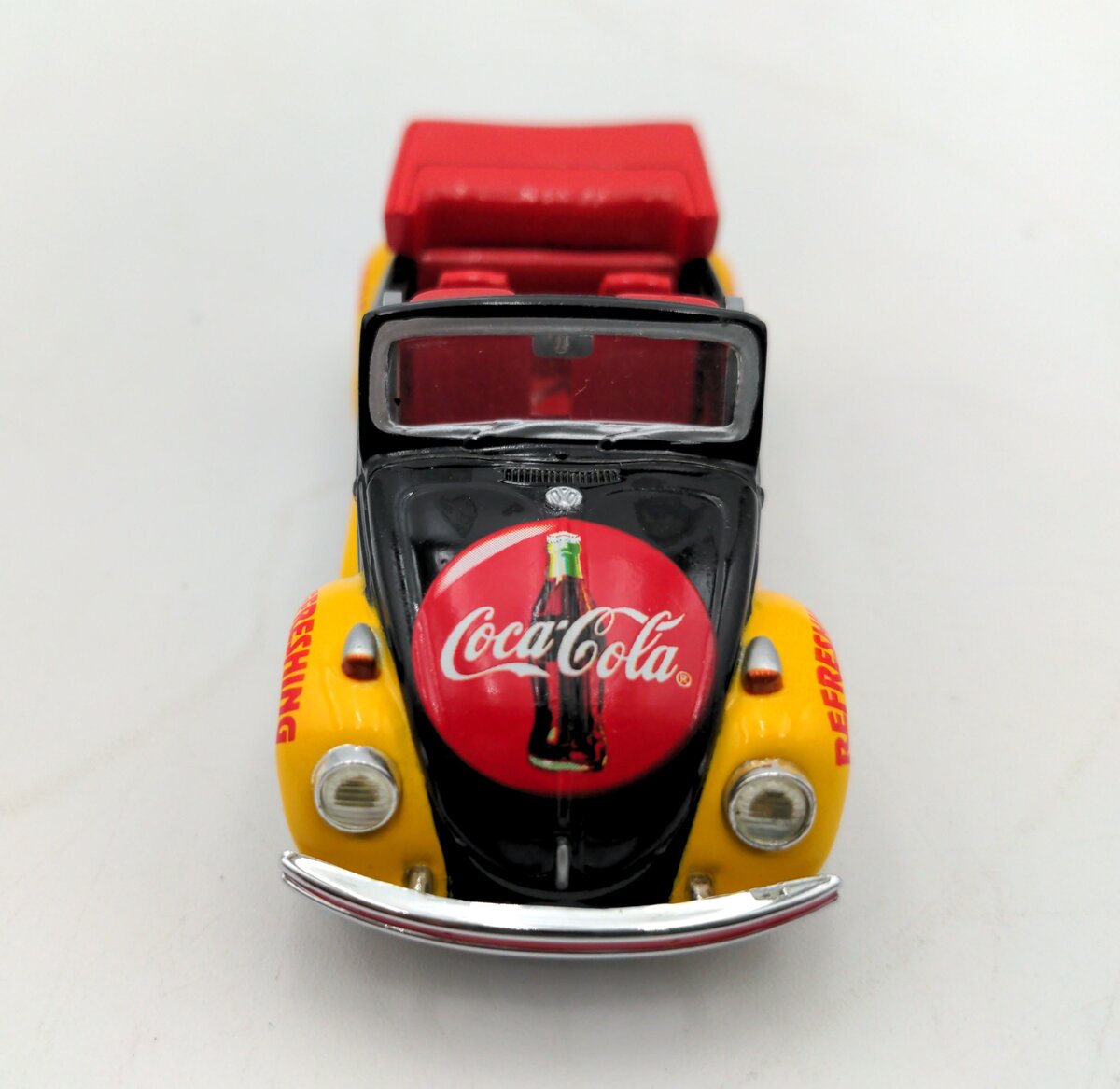Matchbox 38046 1:43 Scale Diecast 1968 VW Beetle Cabriolet - Coca-Cola NIB