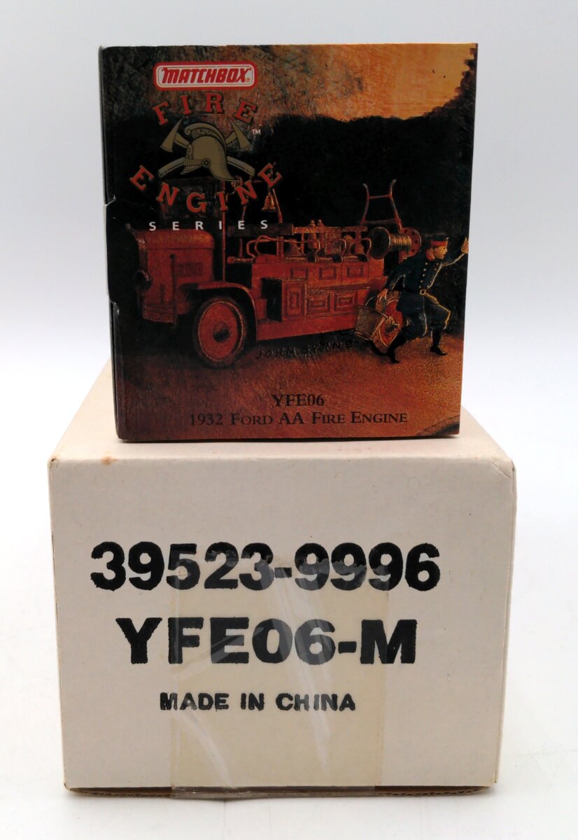 Matchbox YFE06-M 1:43 Scale Diecast 1932 Ford AA Fire Engine NIB