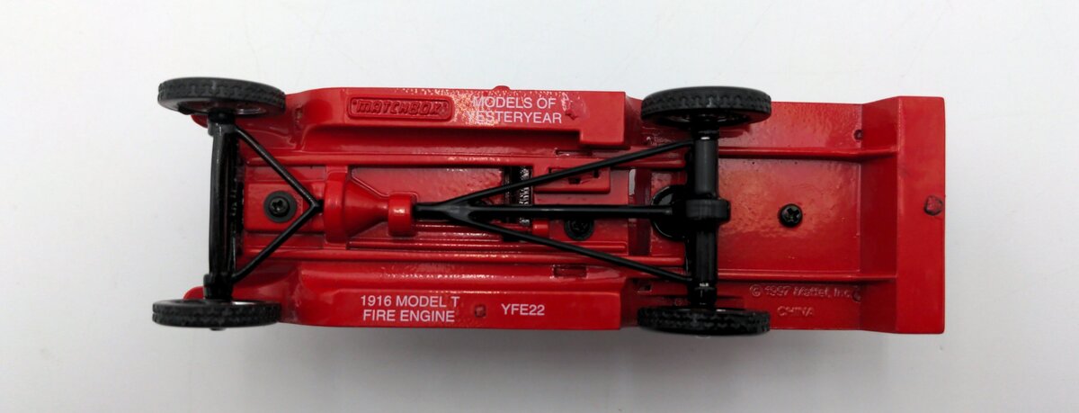 Matchbox YFE22-M 1:43 Scale Diecast 1916 Ford Model T Fire Engine NIB