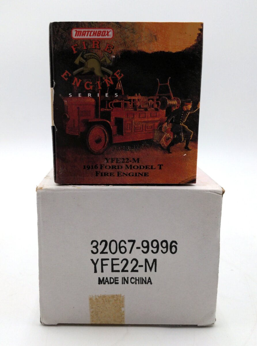 Matchbox YFE22-M 1:43 Scale Diecast 1916 Ford Model T Fire Engine NIB