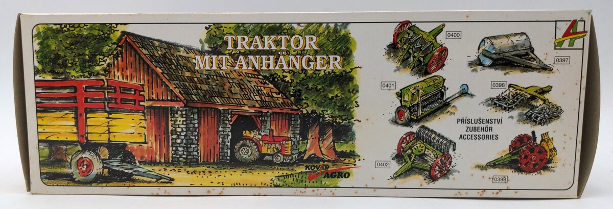 Kovap Retro PN05/102-78 1:25 Scale Zetor Tractor w/ Trailer NIB