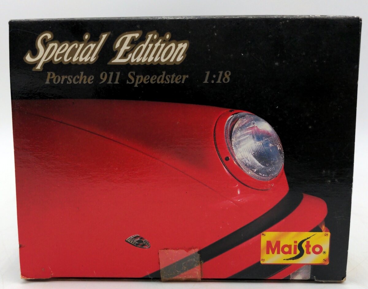 Maisto 31802 1:18 Scale Diecast Porsche 1989 911 Speedster MT/Box