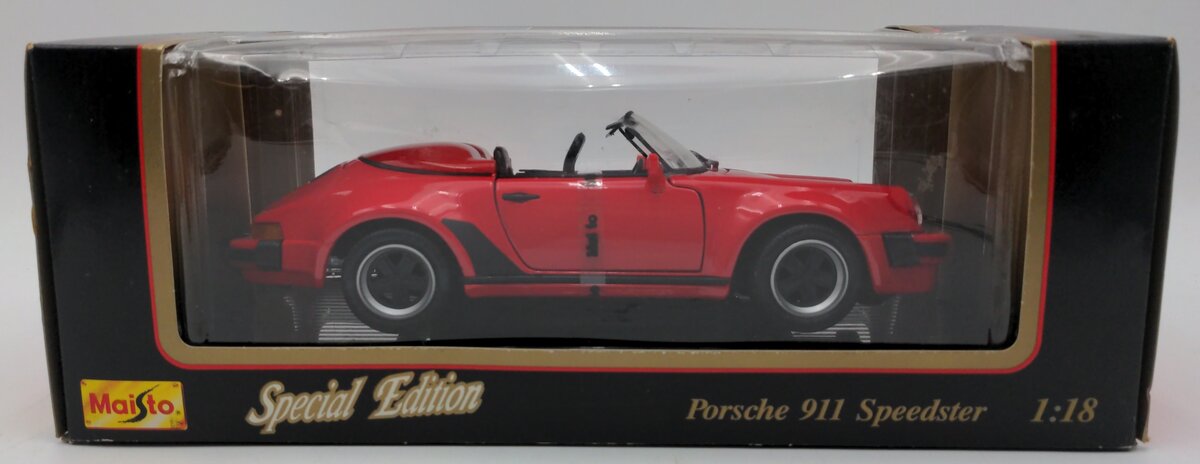 Maisto 31802 1:18 Scale Diecast Porsche 1989 911 Speedster MT/Box