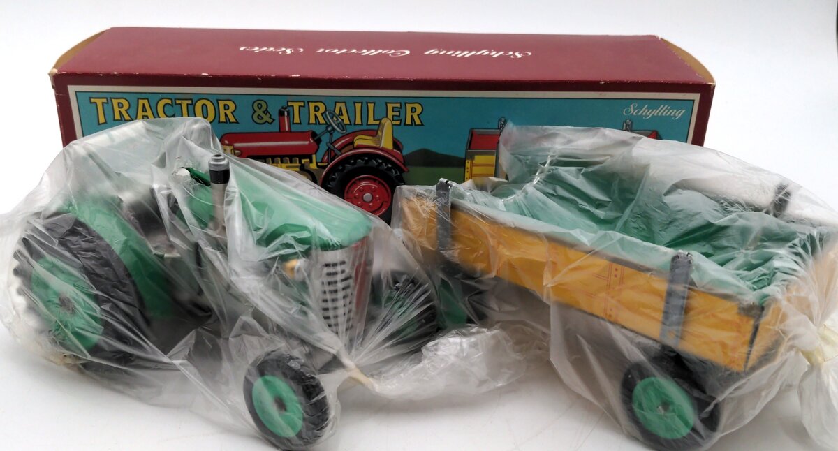 Schylling 018 Metal Collector Series Tractor & Trailer MT/Box