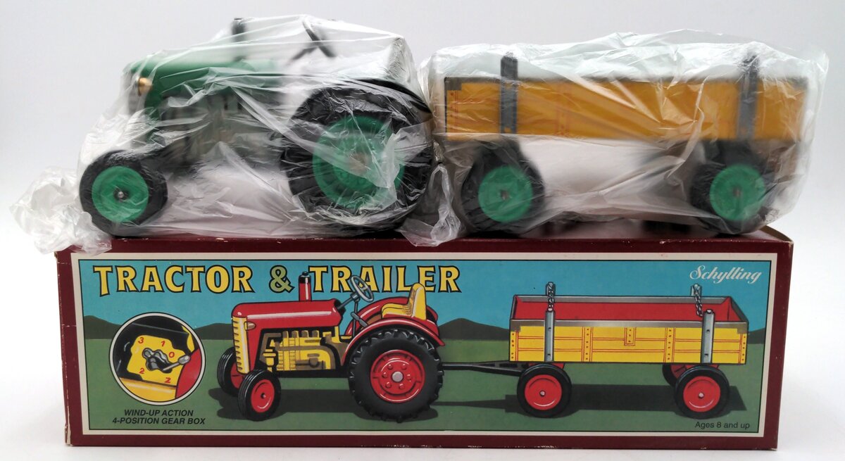 Schylling 018 Metal Collector Series Tractor & Trailer MT/Box