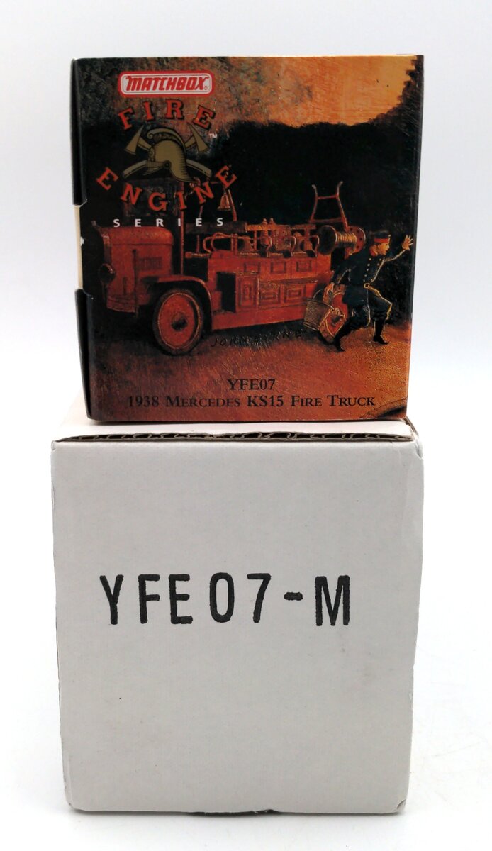 Matchbox YFE07-M 1:43 Scale Diecast 1938 Mercedes KS15 Fire Truck LN/Box