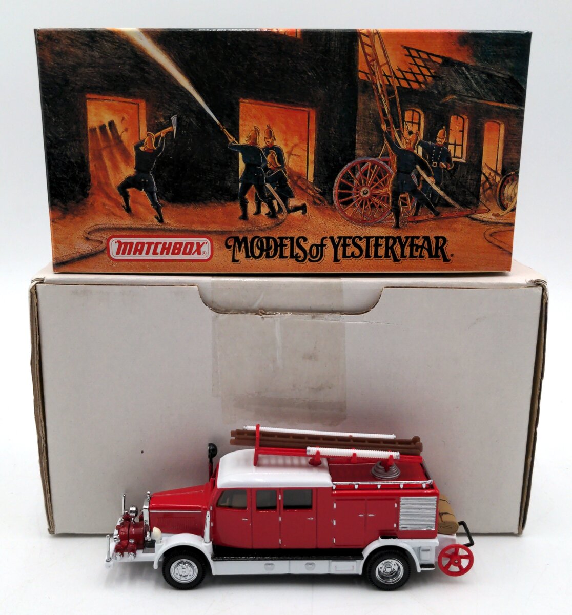 Matchbox YFE07-M 1:43 Scale Diecast 1938 Mercedes KS15 Fire Truck LN/Box