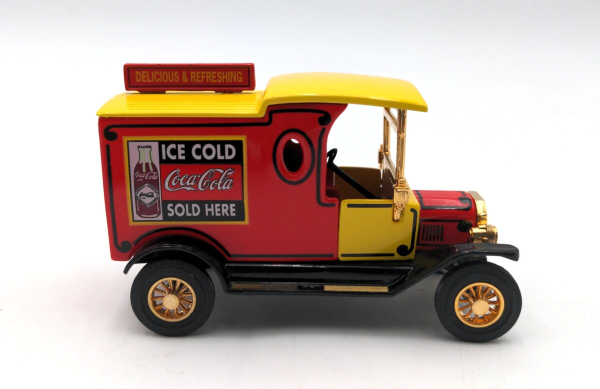 Matchbox YPC04-M 1:43 Scale Diecast 1912 Ford Model T Van - Coca-Cola NIB