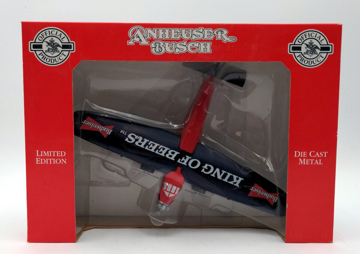 SpecCast 49011 Diecast Budweiser Ford Tri-Motor Airplane Coin Bank NIB