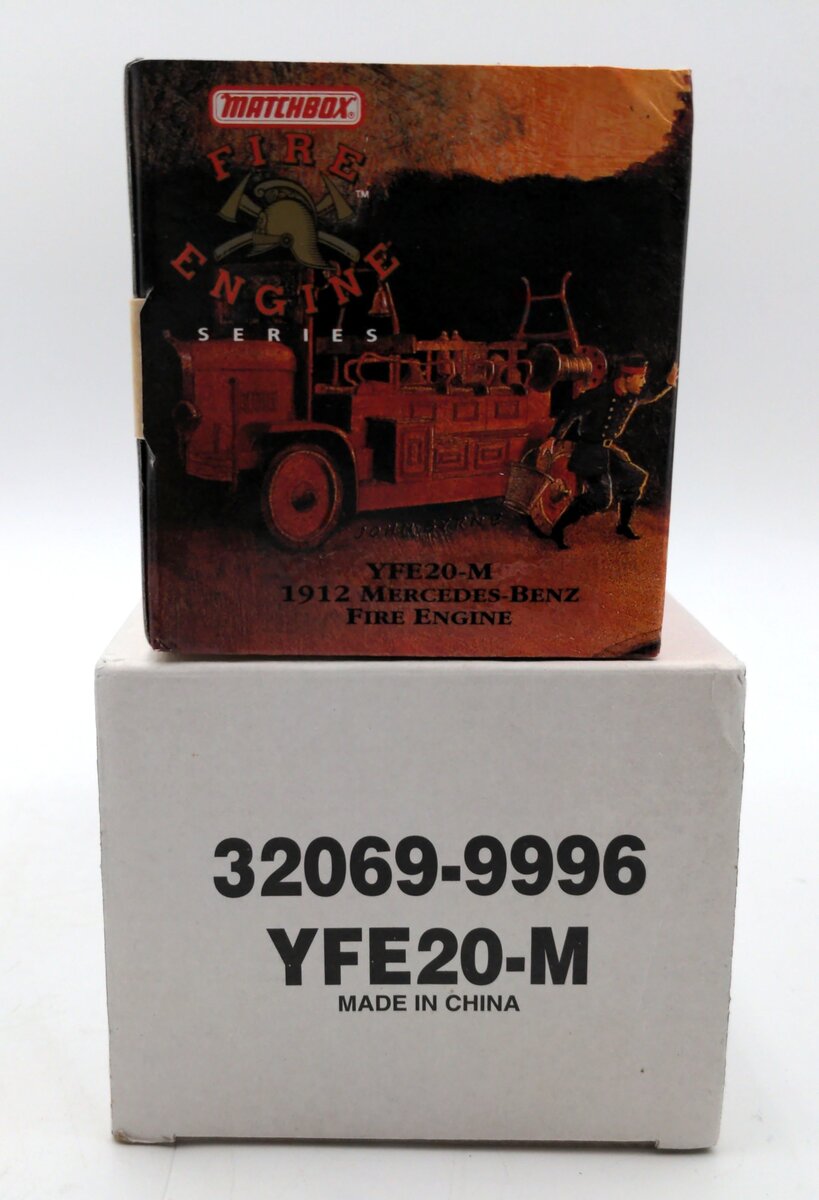 Matchbox YFE20-M 1:43 Scale Diecast 1912 Mercedes-Benz Fire Engine NIB