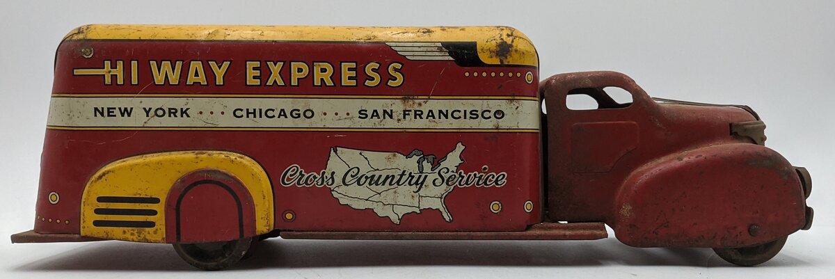 Louis Marx & Co. 61471 Vintage Hi Way Express Tin Truck