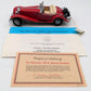 Franklin Mint B11EY72 1:24 Scale 1935 Mercedes-Benz Roadster NEW