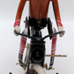 MS374 Clockwork Bicycle Tin Toy Boy On Bike EX/Box