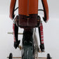 MS374 Clockwork Bicycle Tin Toy Boy On Bike EX/Box