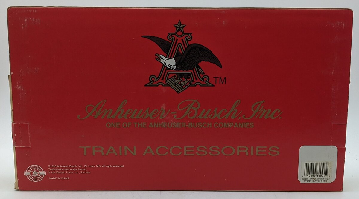 K-Line K860024 Anheuser-Busch Tractor Trailer Truck NIB