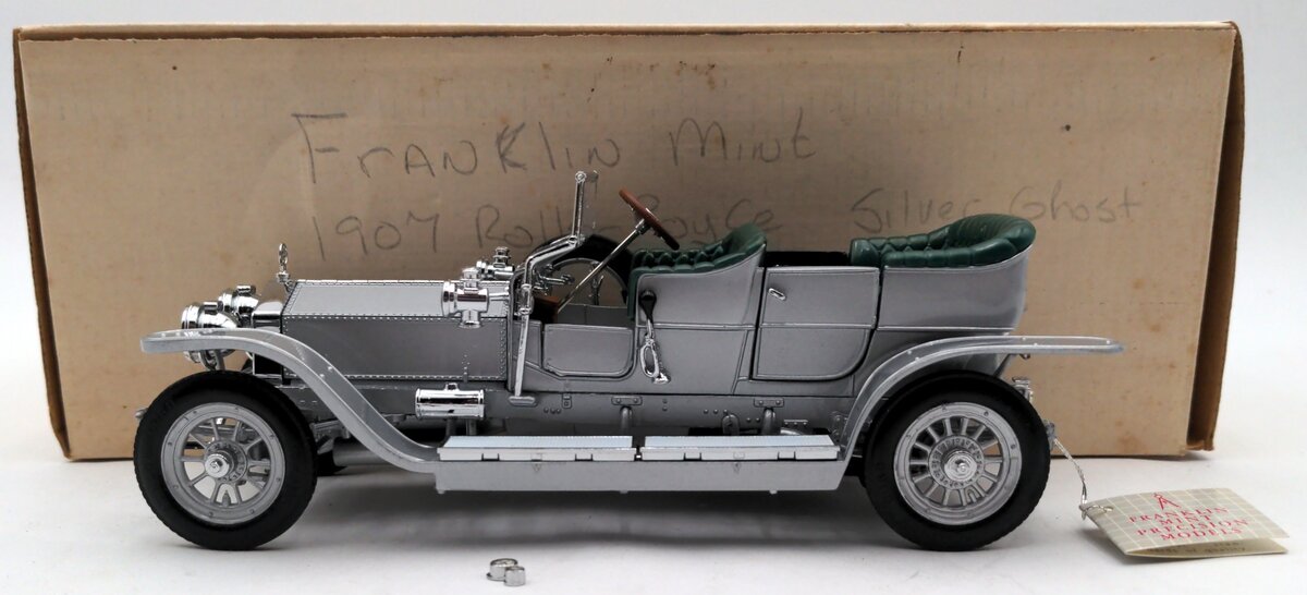 Franklin Mint B11YA73 1:24 1907 Rolls-Royce Silver Ghost VG