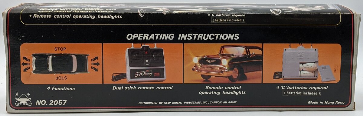 New Bright 2057 Remote Control 57 Chevy Red NIB