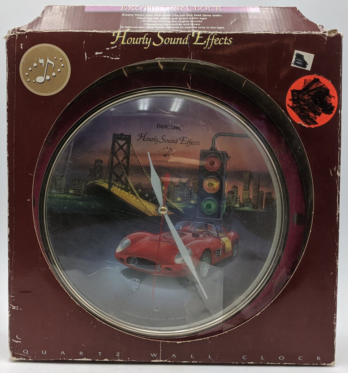 Panclox 9350763 Exotic Car Quartz Clock NIB