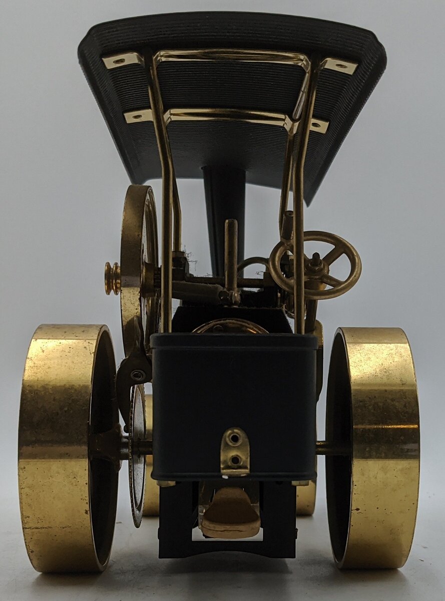 Wilesco D406 Brass & Tinplate Live Steam Tractor VG/Box