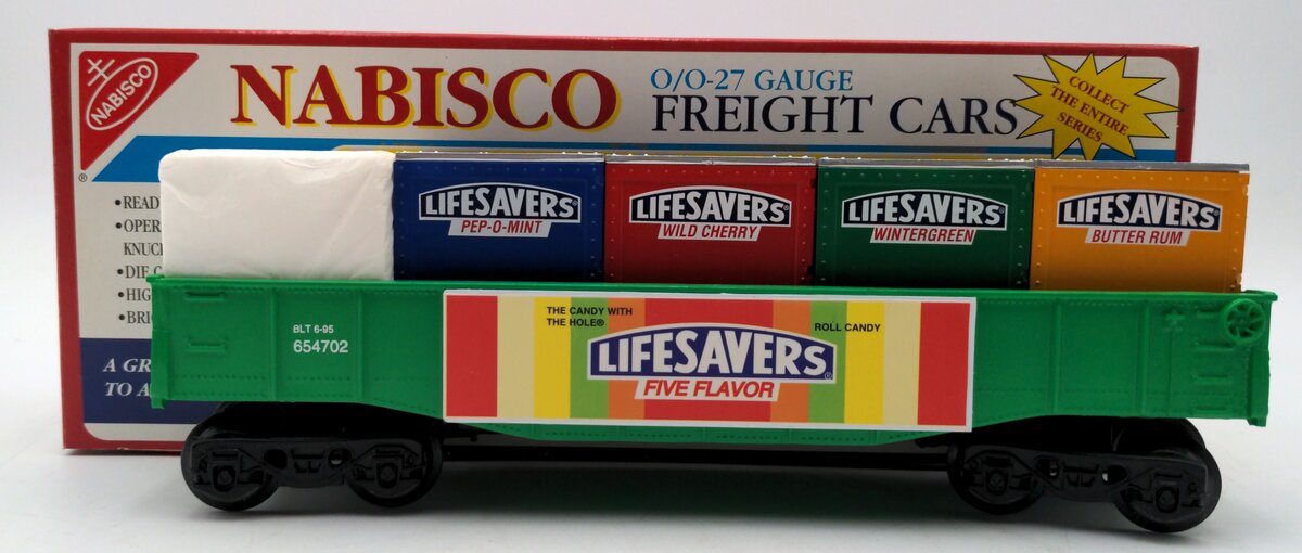 K-Line K654702 O Gauge Nabisco Lifesavers Gondola NIB