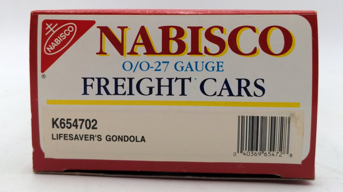K-Line K654702 O Gauge Nabisco Lifesavers Gondola NIB