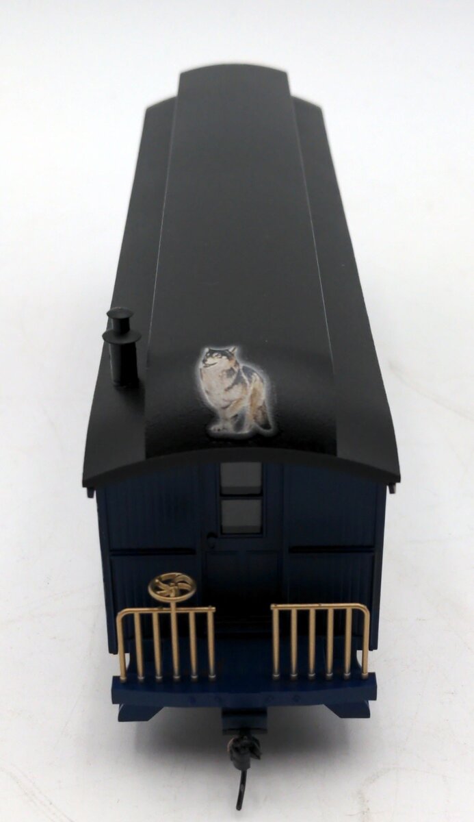Hawthorne Village HO Moonlight Proud and Free Baggage Car - Silver Moon Express NEW