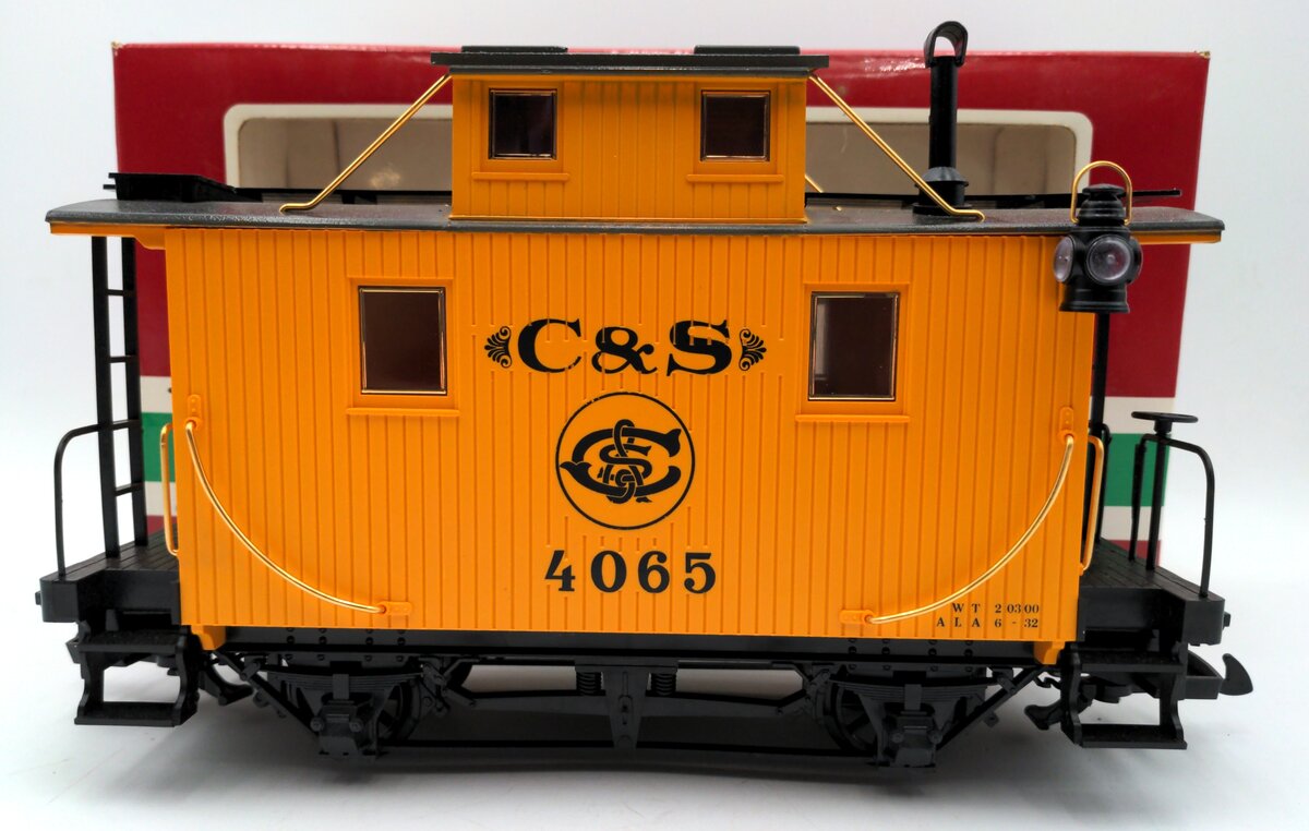 LGB 4065-G01 G Scale Colorado & Southern Yellow Caboose VG/Box