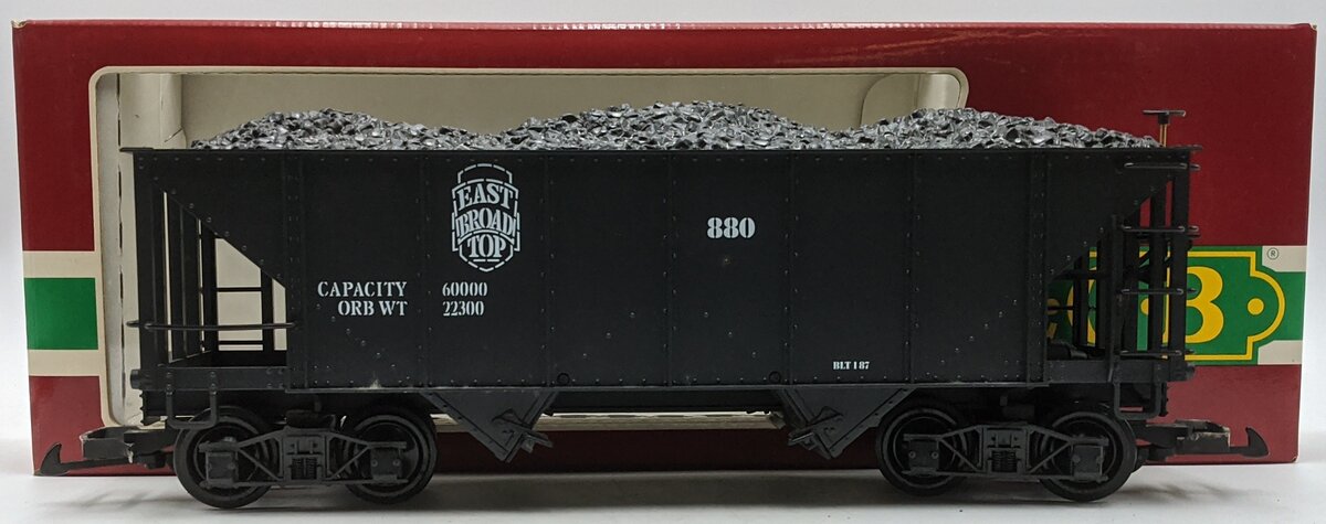 LGB 4076 G Scale East Broad Top Hopper Car #880 EX/Box