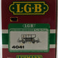 LGB 4041 G Scale OEG Ballast Car #737 NIB