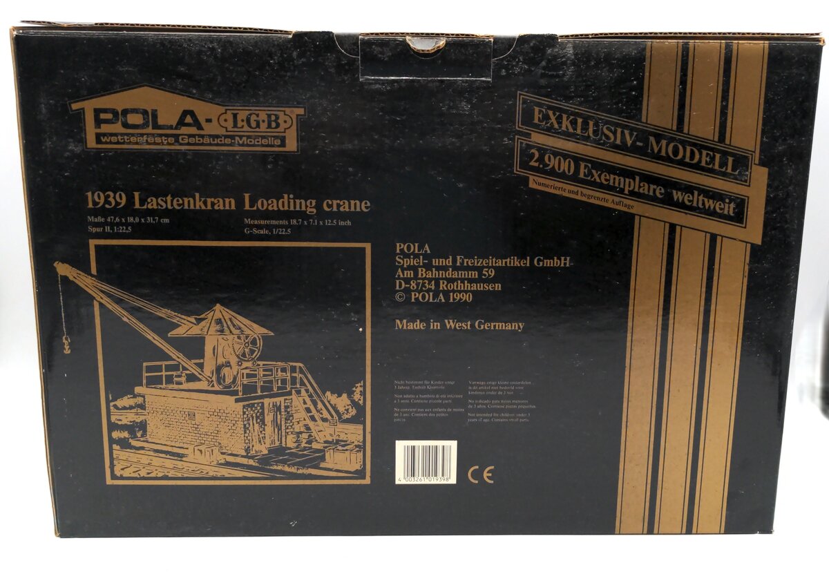 Pola 1939 Lastenkran Loading Crane VG/Box