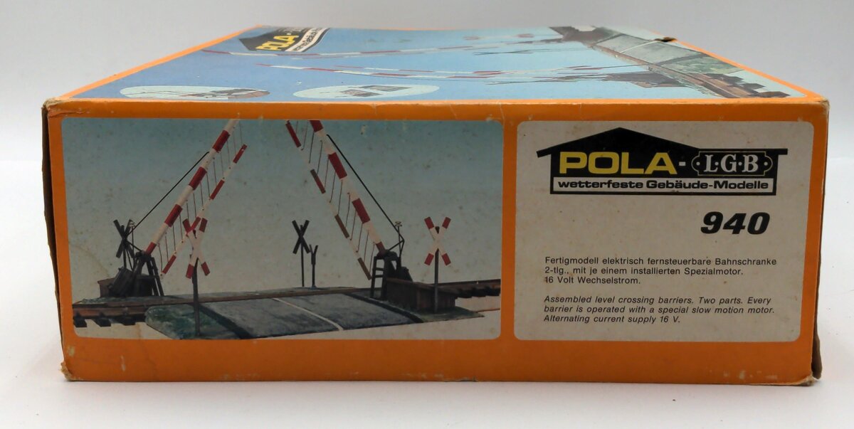 LGB 578-940 G Scale Operating Crossing Gate VG/Box