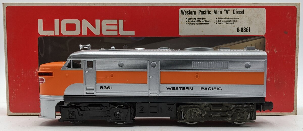 Lionel 6-8361 Western Pacific Alco FA-2 Powered A Unit VG/Box