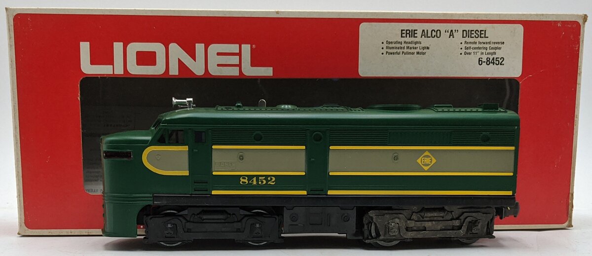 Lionel 6-8452 O Gauge Erie Alco A Diesel Locomotive NIB