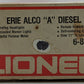 Lionel 6-8452 O Gauge Erie Alco A Diesel Locomotive NIB