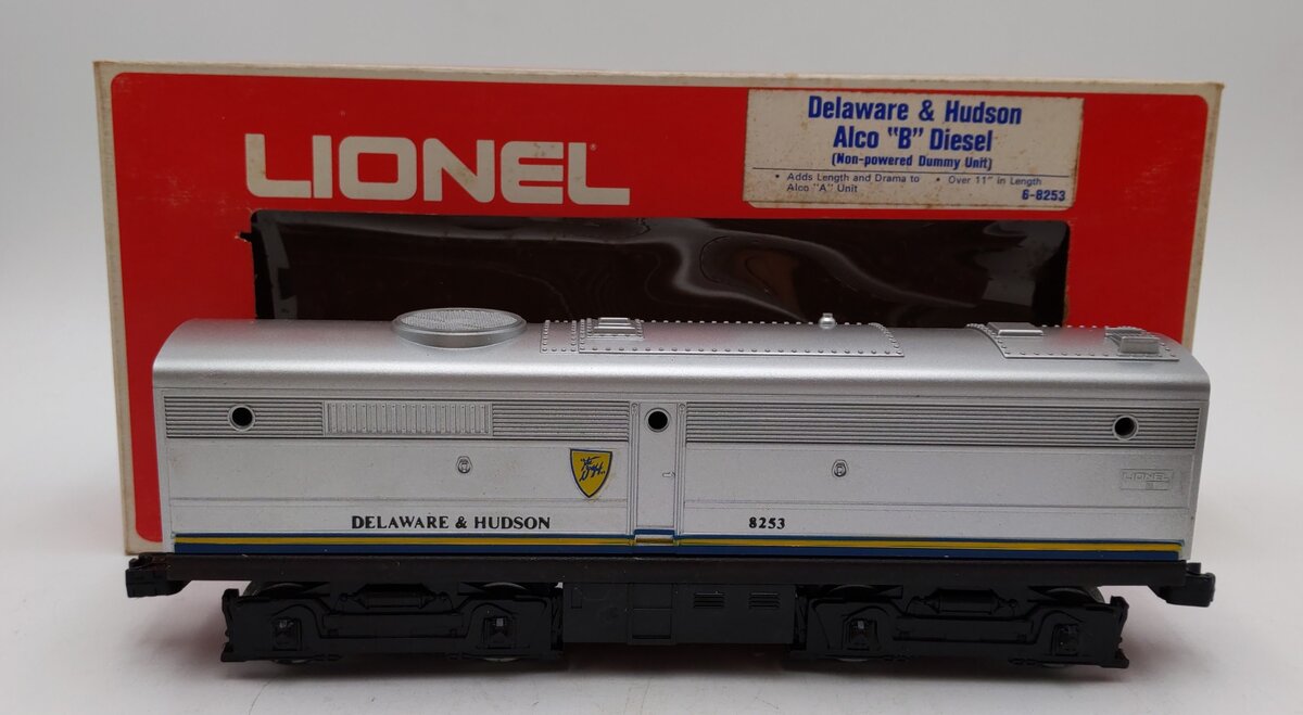 Lionel 6-8253 O Gauge Delaware and Hudson Alco B Unit LN/Box