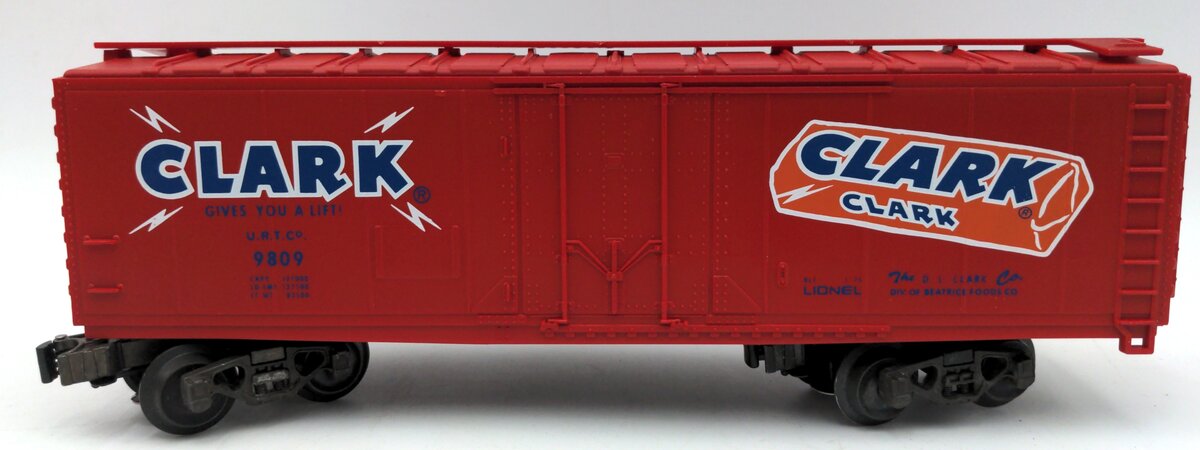Lionel 6-9809 O Gauge Clark Reefer Car #9809 EX/Box