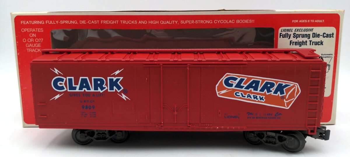 Lionel 6-9809 O Gauge Clark Reefer Car #9809 EX/Box