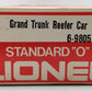 Lionel 6-9805 O Gauge Grand Trunk Reefer Car EX/Box