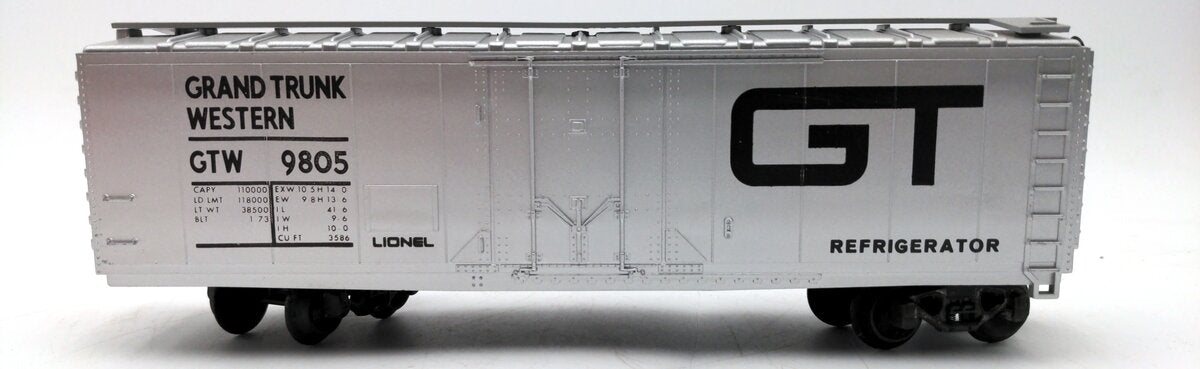 Lionel 6-9805 O Gauge Grand Trunk Reefer Car EX/Box