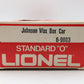 Lionel 6-9803 O Gauge Johnson Wax Box Car EX/Box