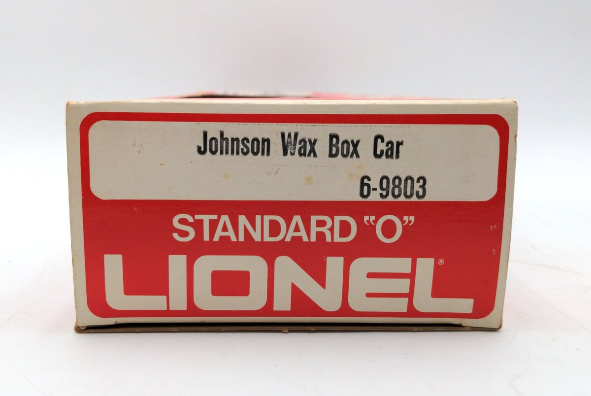 Lionel 6-9803 O Gauge Johnson Wax Box Car EX/Box
