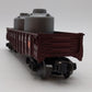 Lionel 6-6205 O Gauge Canadian Pacific Long Gondola with Canisters LN/Box