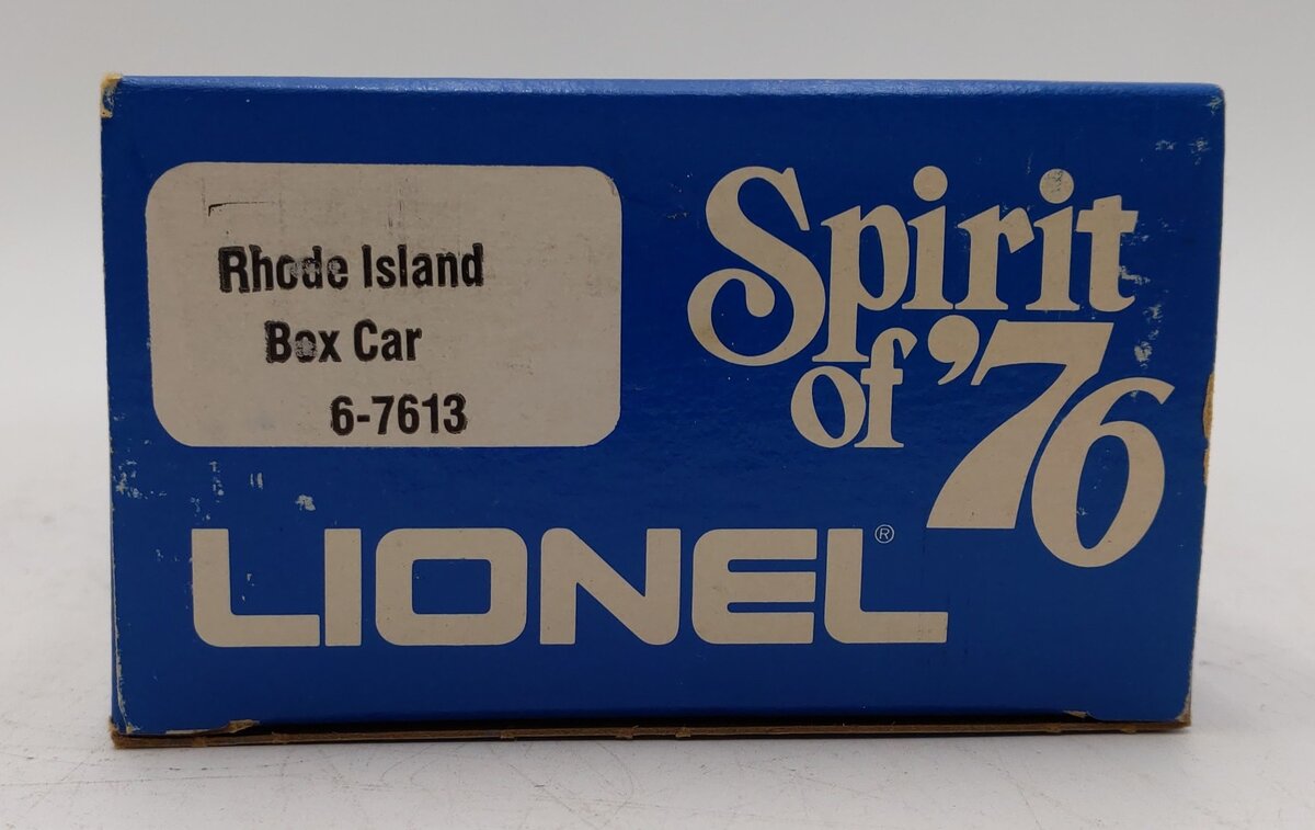 Lionel 6-7613 O Gauge Spirit of 76 State of Rhode Island Boxcar #7613 LN/Box