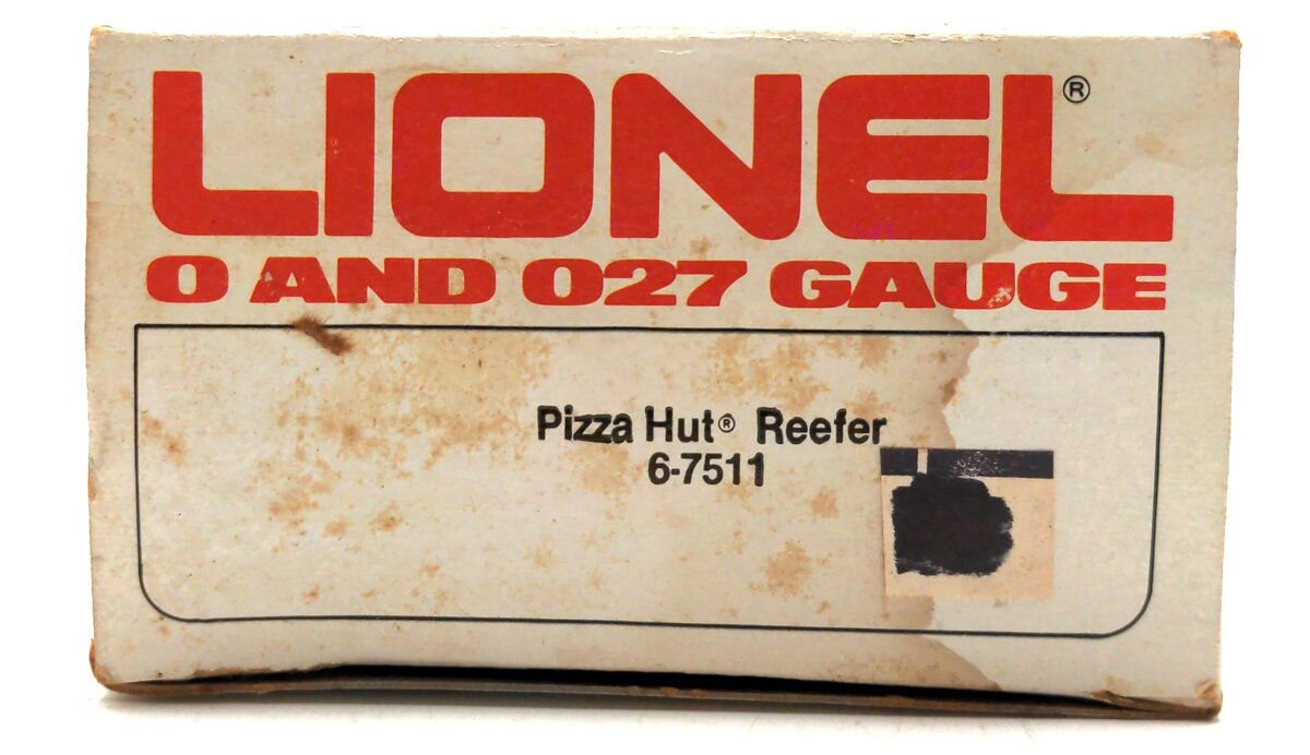 Lionel 6-7511 O Gauge Pizza Hut Refrigerator Car EX/Box