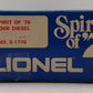 Lionel 6-1776 O Gauge Spirit of 76 U36B Powered Diesel Locomotive LN/Box