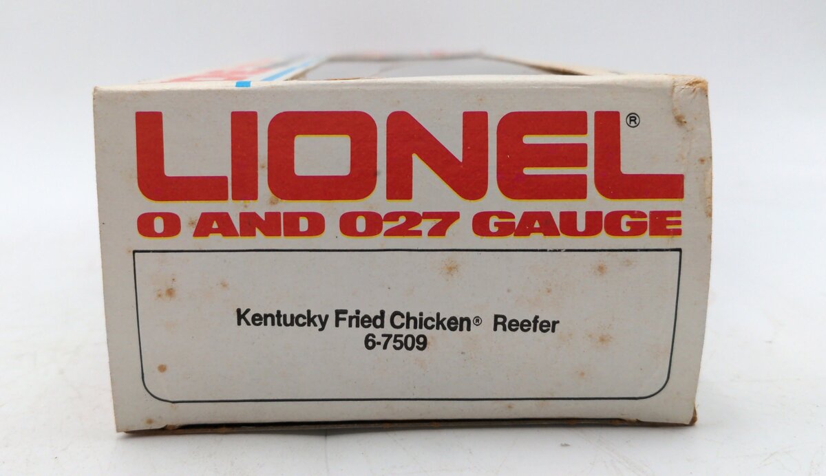Lionel 6-7509 O Gauge Kentucky Fried Chicken Reefer Car EX/Box